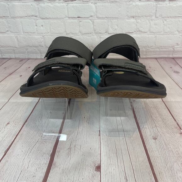 Reef Fanning Baja Brown Gum With Bottle Opener Sandals Mens Size 11 - Picture 5 of 11